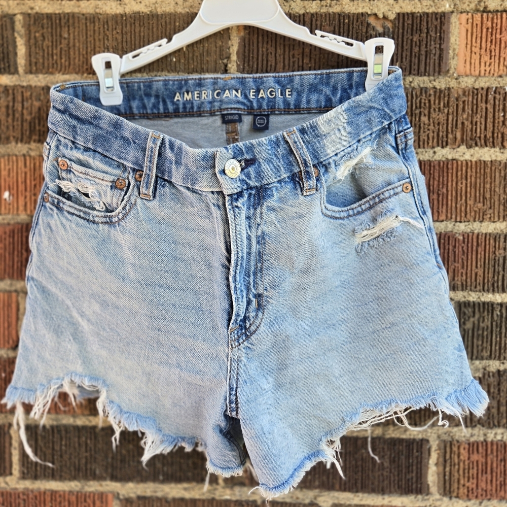 American Eagle Outfitters Light Blue Denim Shorts